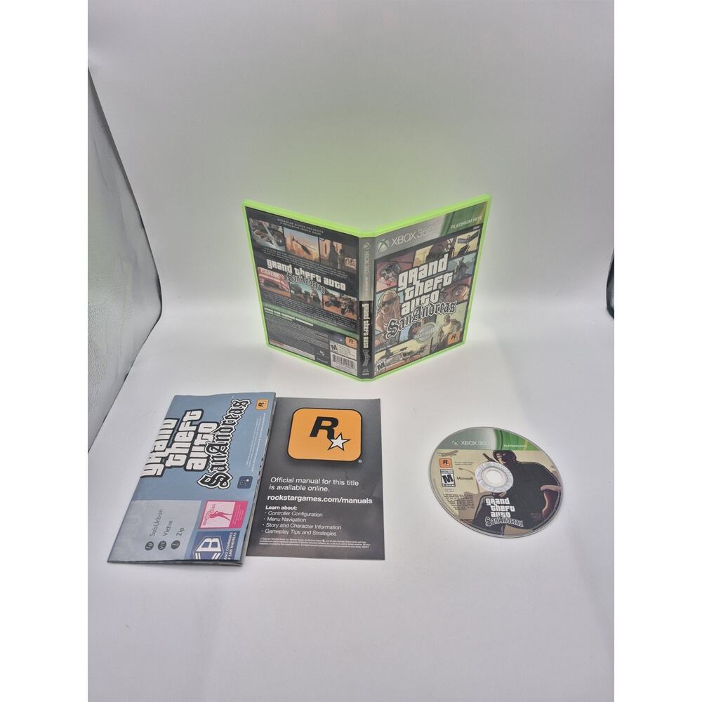 Grand Theft Auto: San Andreas - Microsoft Xbox 360 CIB w/ Map Tested Working
